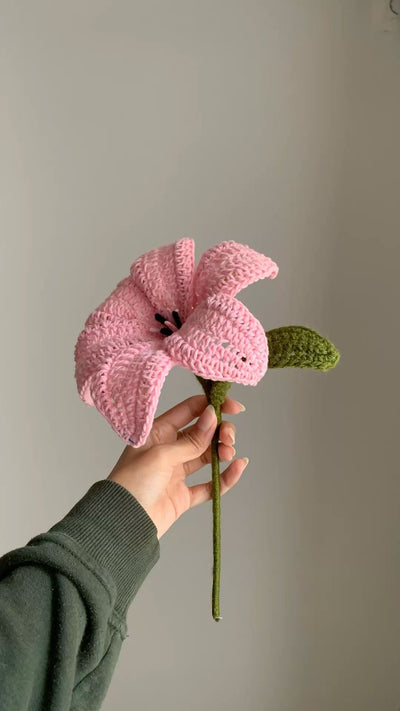 Pastel Pink Stargazer Lily Stem