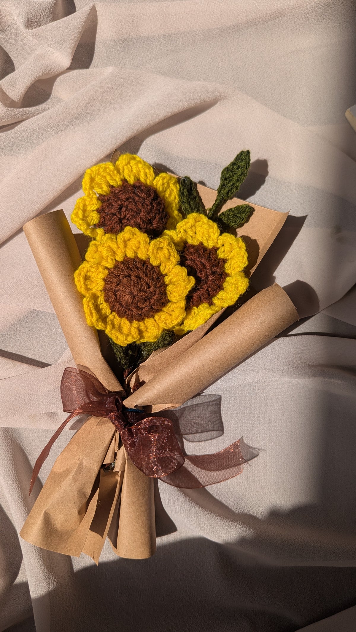 Golden Trio Sunflower Bouquet