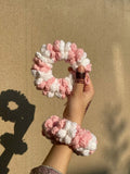 Pastel Candy Stripe Crochet Gajra