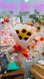 Five Sunflowers Bouquet