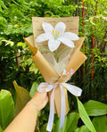 Classic Snow White Lily Bouquet