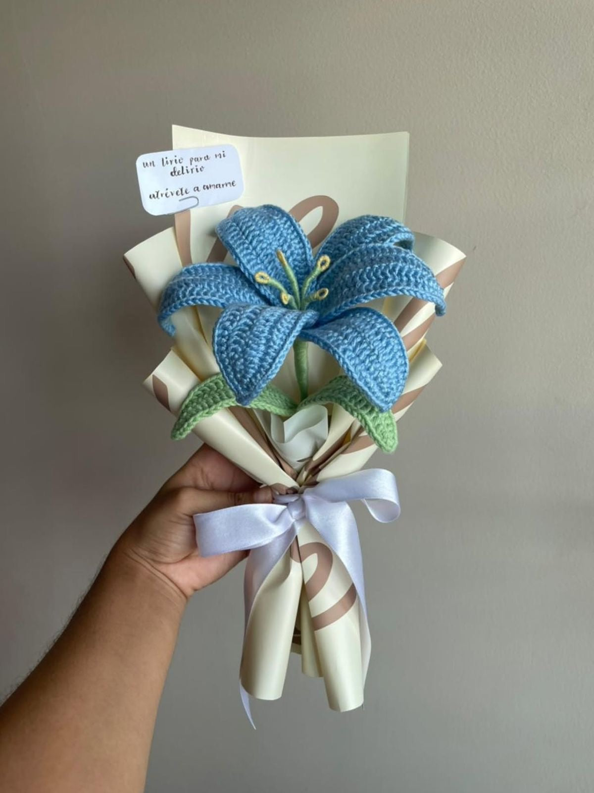 Celestial Blue Royal Lily Bouquet