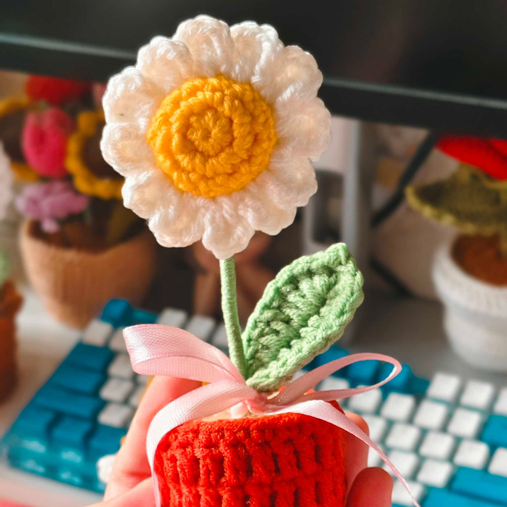 Daisy flower pot 5 inches