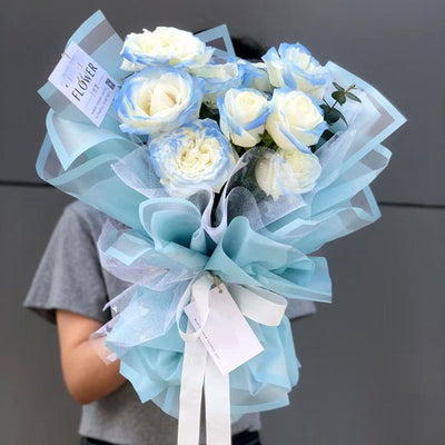 Blue Packaging (Make Your Own Bouquet)