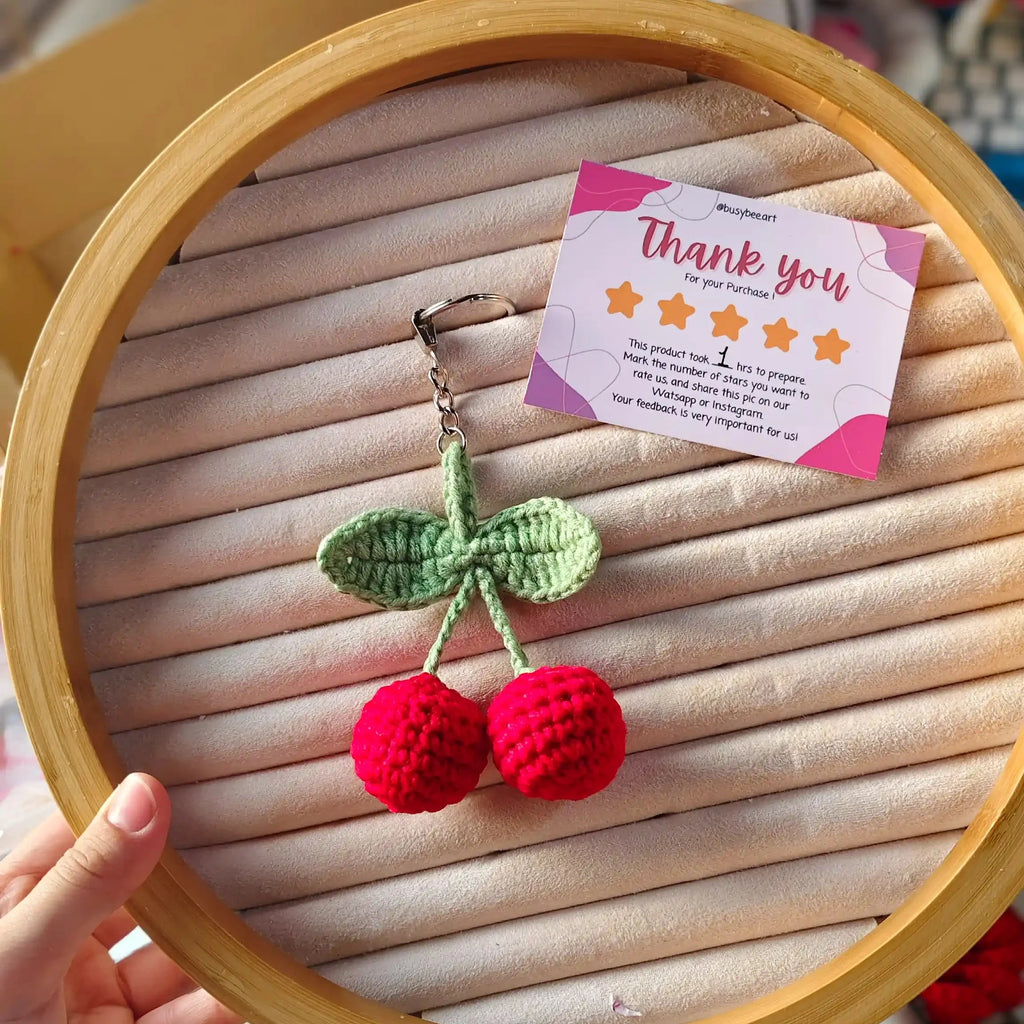 Cherry Keychain