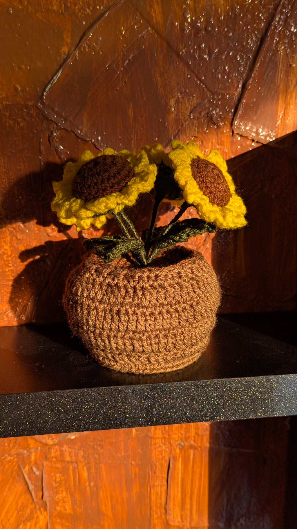 Double Sunflower Pot