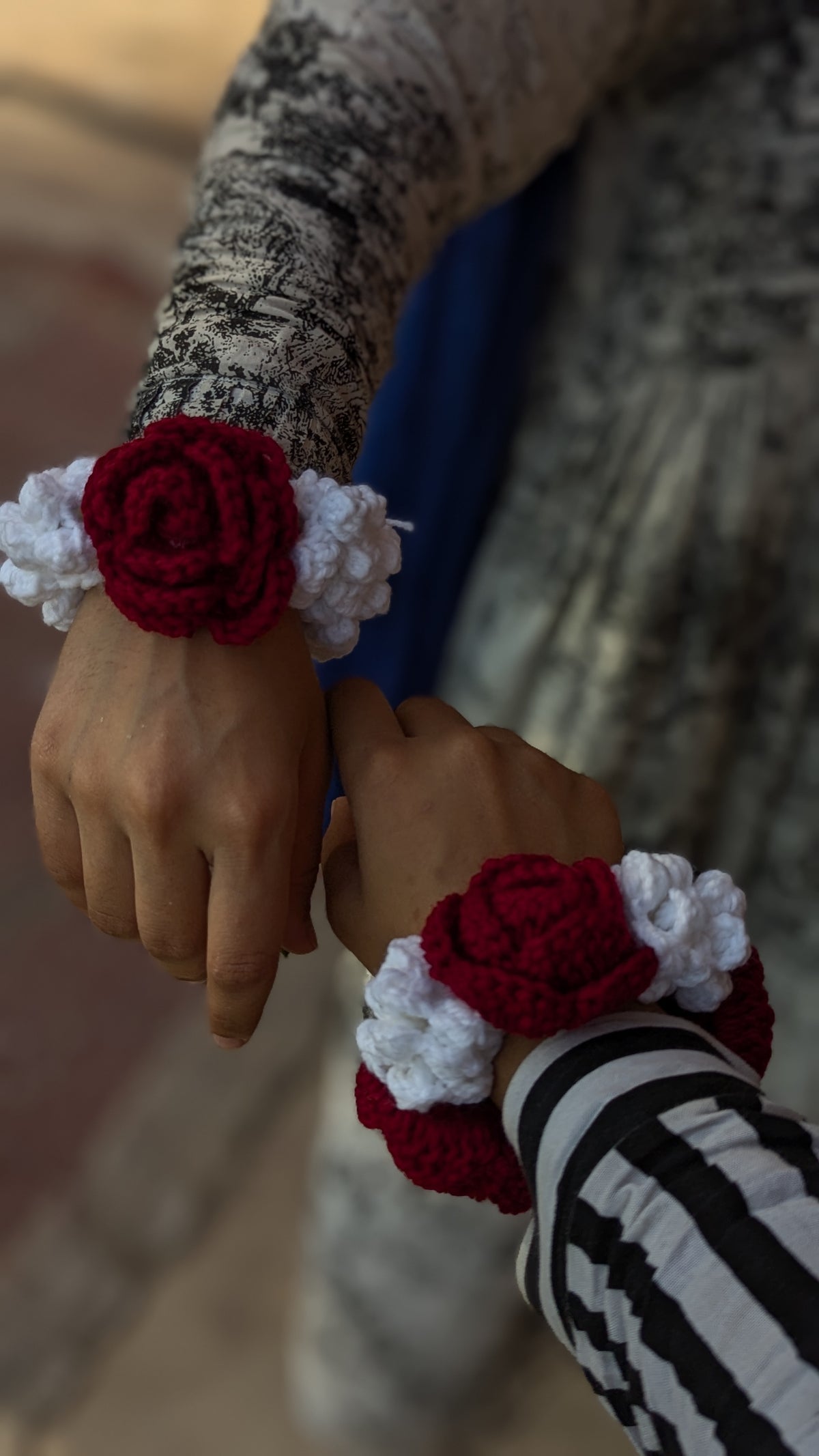 Trio Rose Gajra