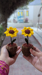 Sunflower pot (5 inches)
