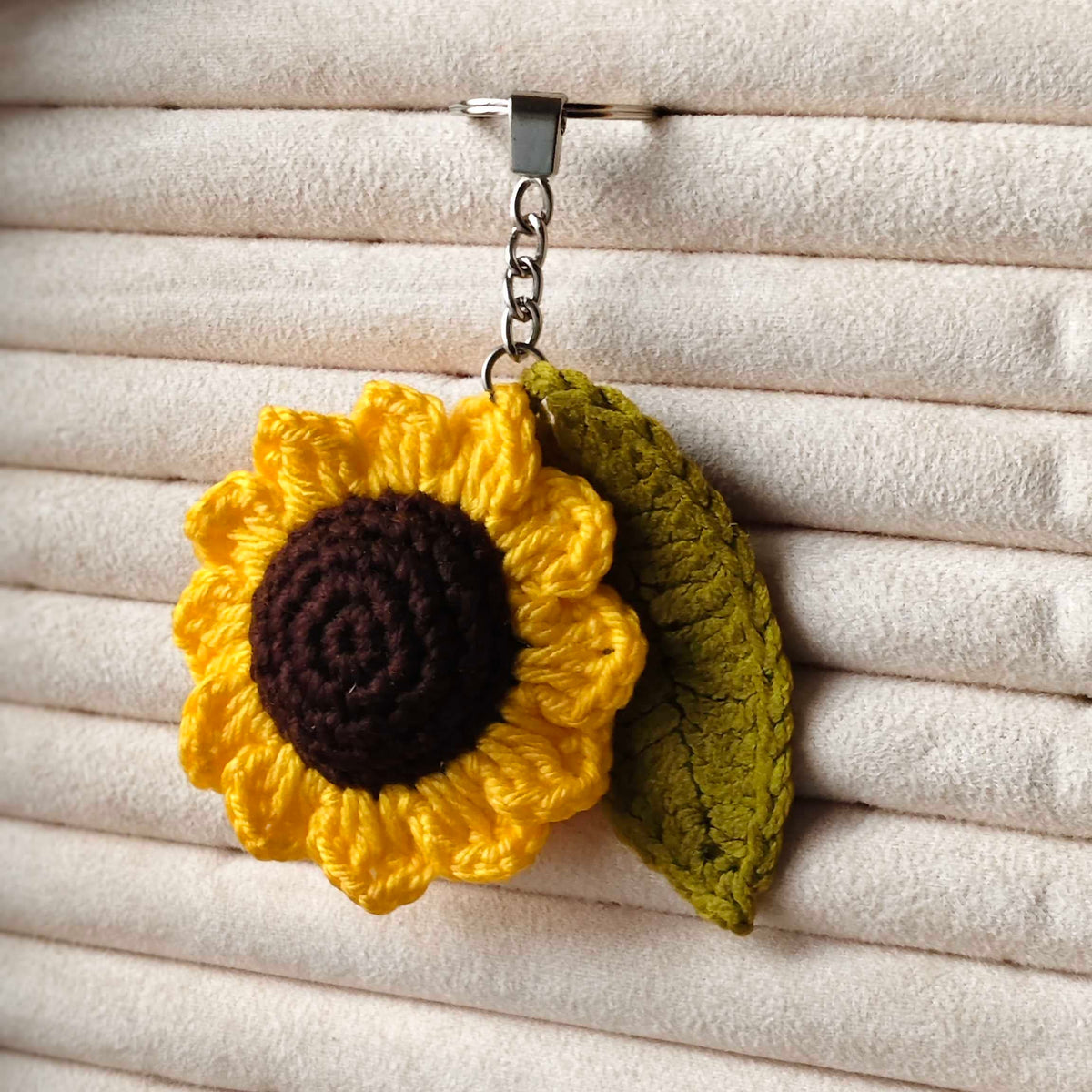 Sunflower Keychain