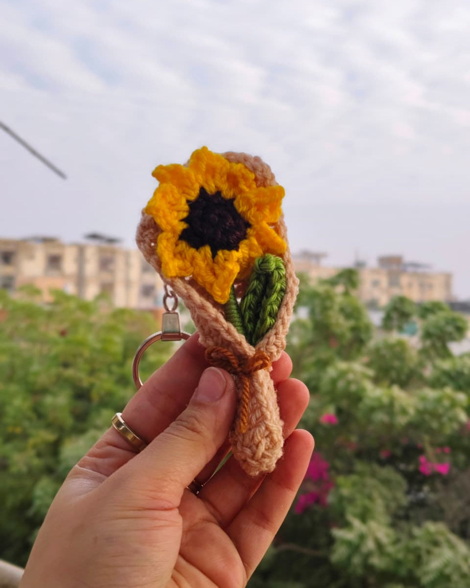Solo Bouquet Keychain