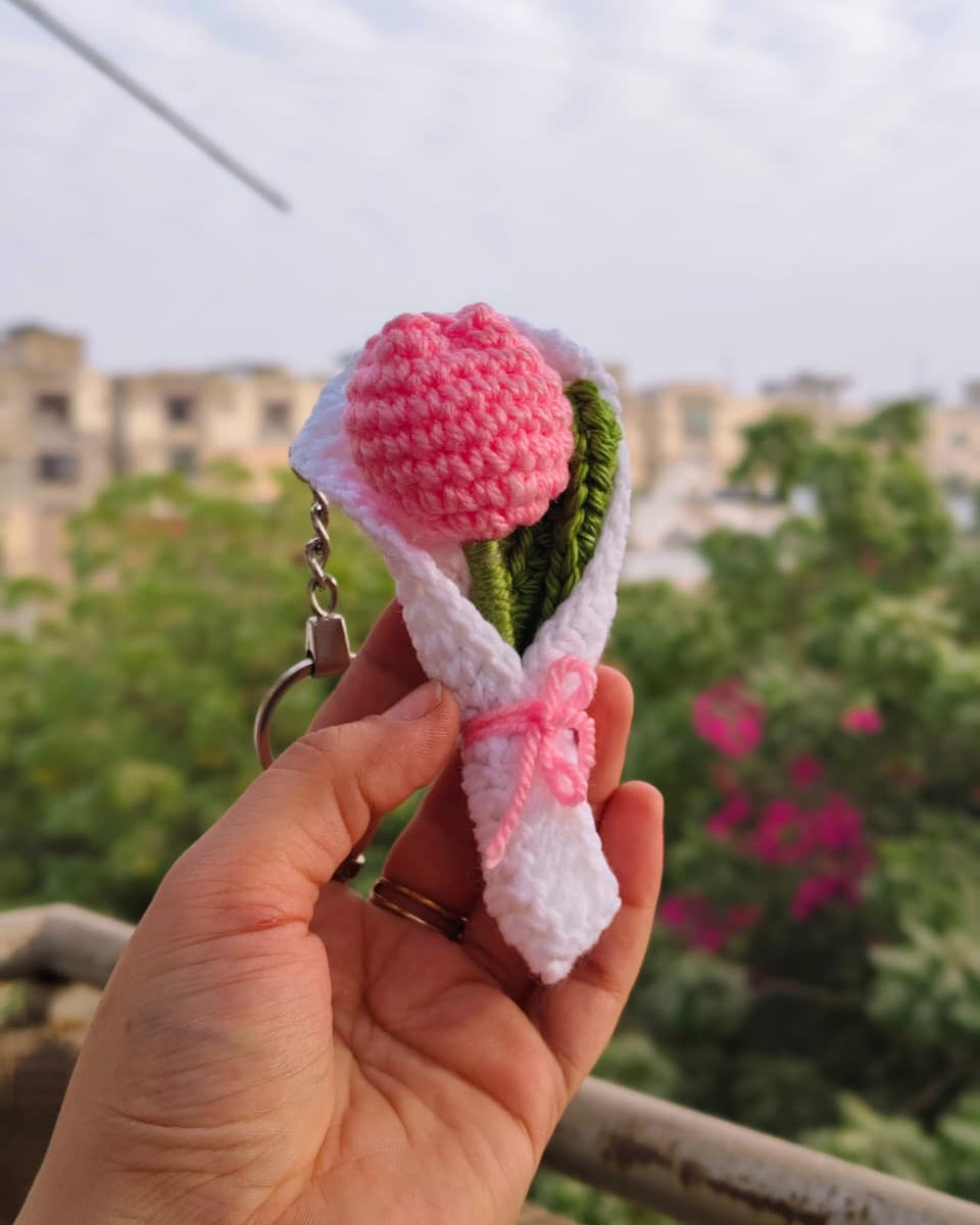 Solo Bouquet Keychain