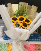 Five Sunflowers Bouquet