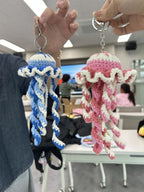 Jellyfish keychain