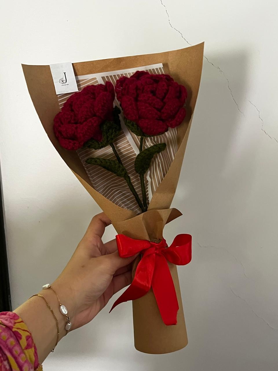 two roses bouquet