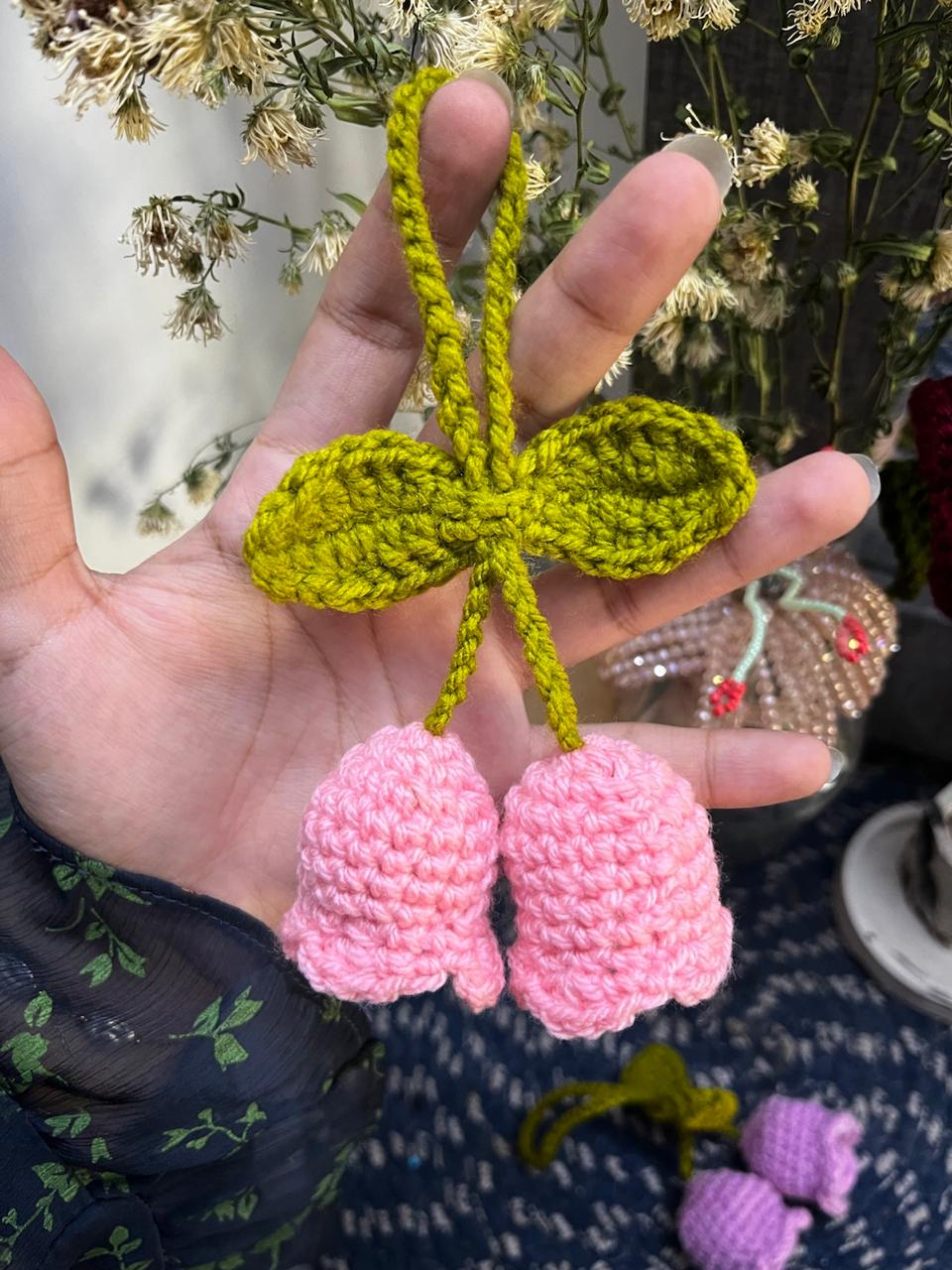 Bell Flower Keychain