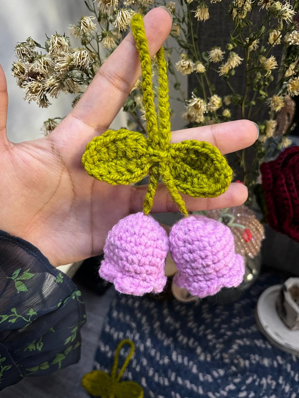 Bell Flower Keychain