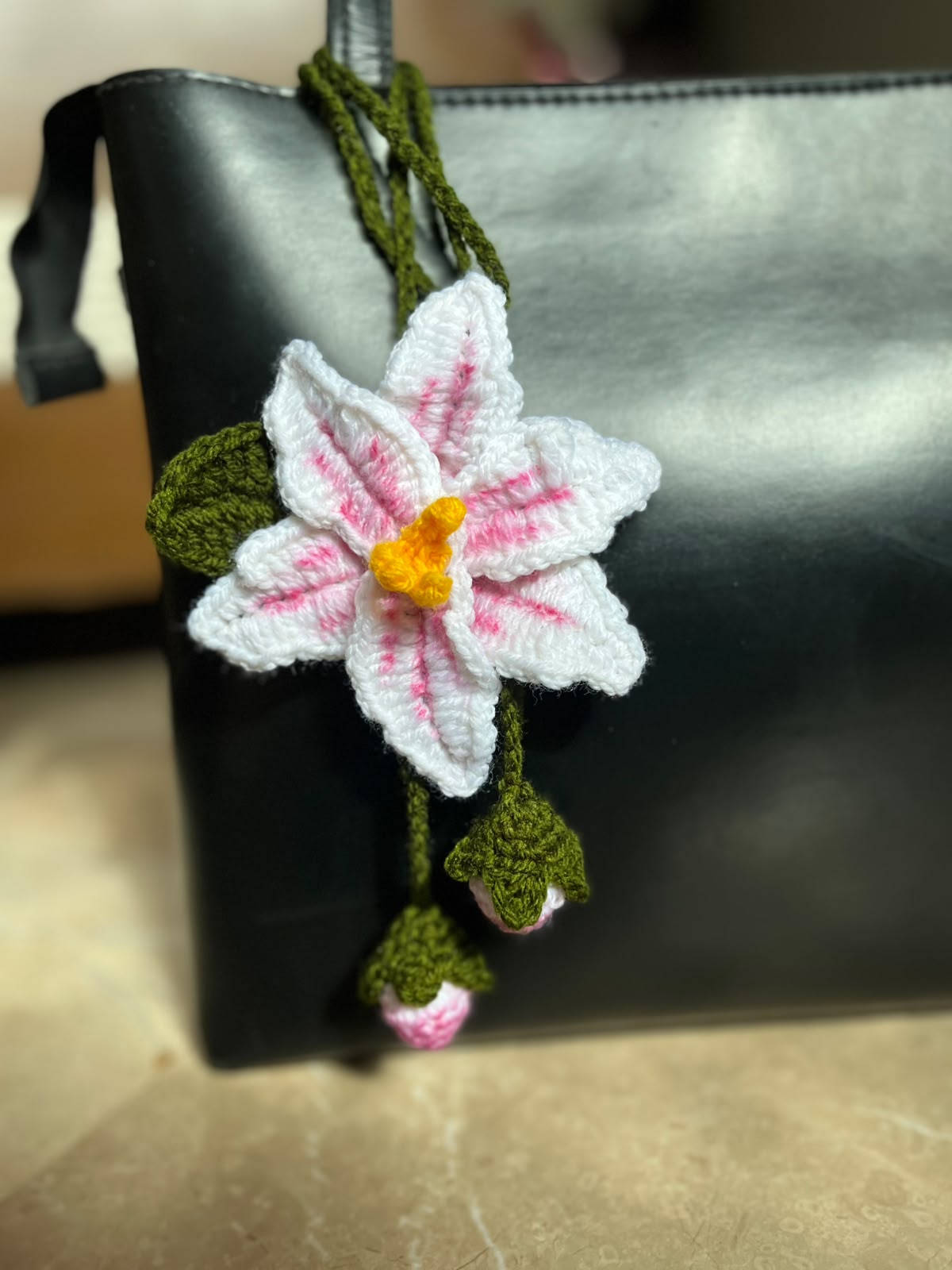 lily bag keychain