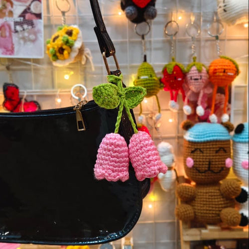 Bell Flower Keychain