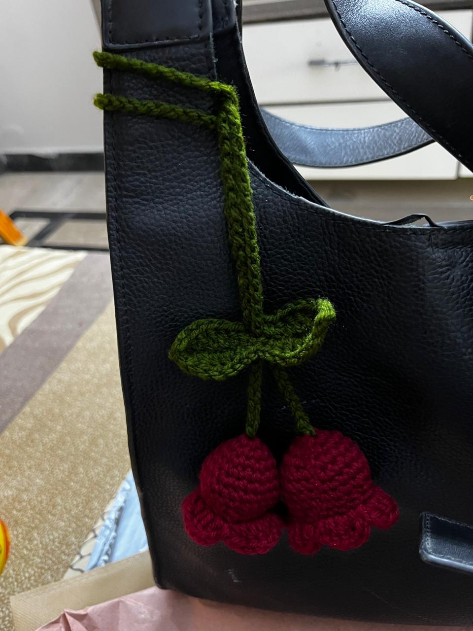 lily of valley keychain