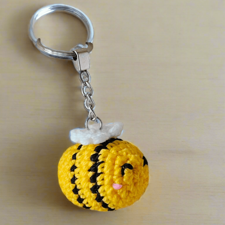 Honey Bee Keychain