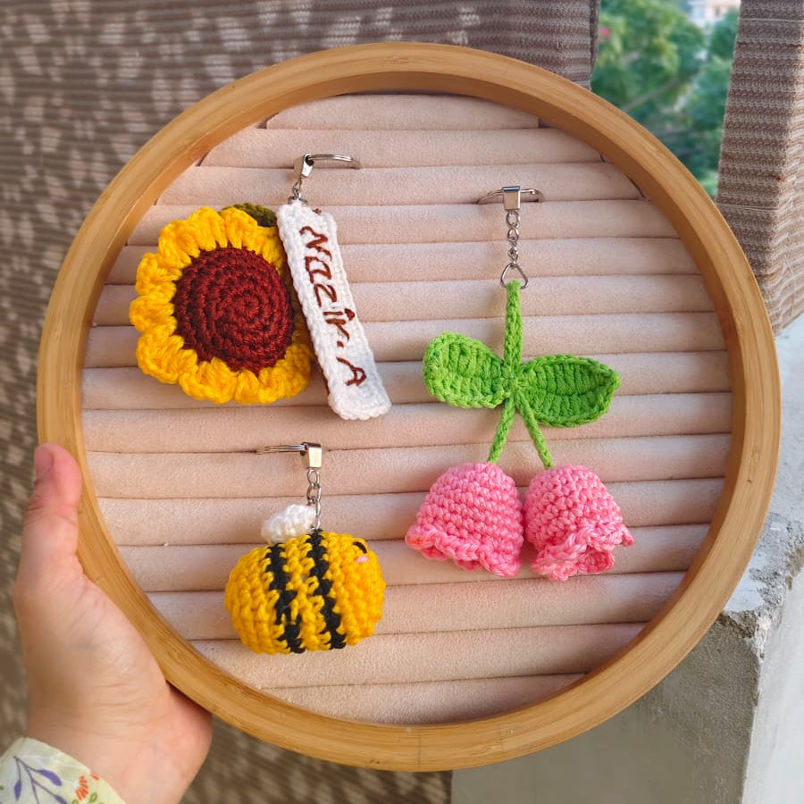 Bell Flower Keychain
