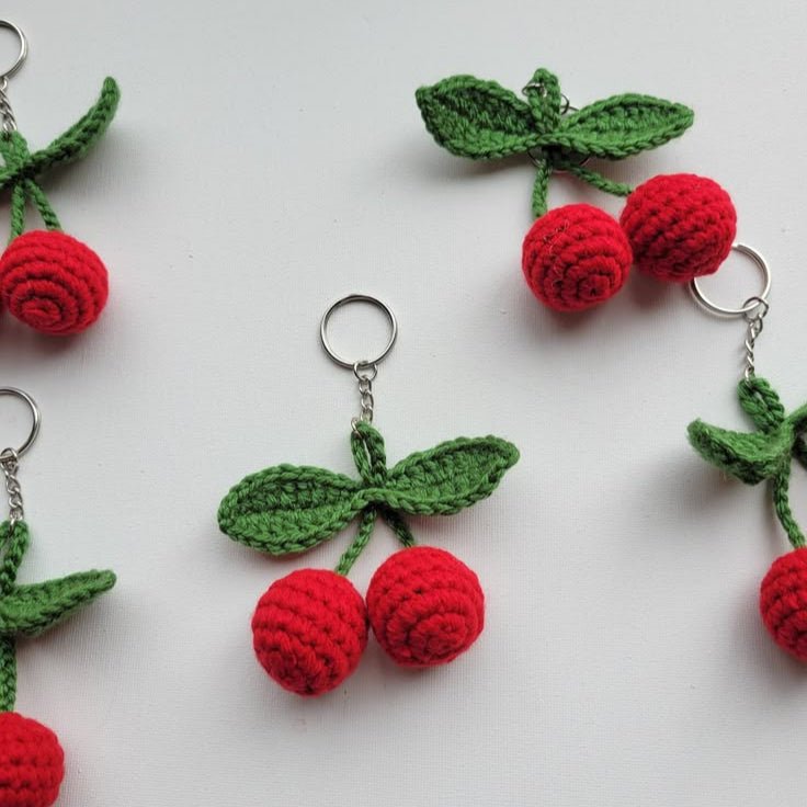 Cherry Keychain