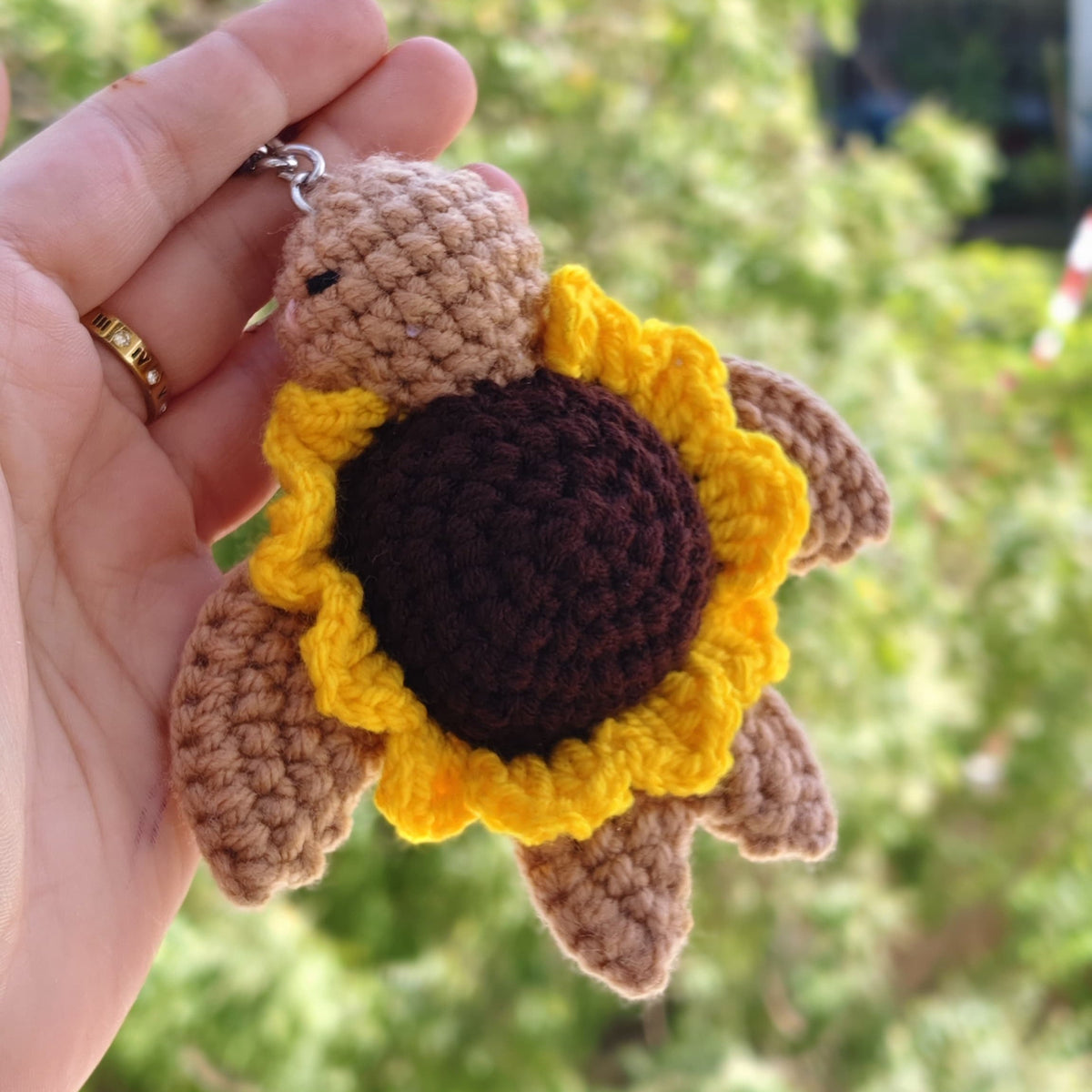 Cute Pocket Turtle Keychain