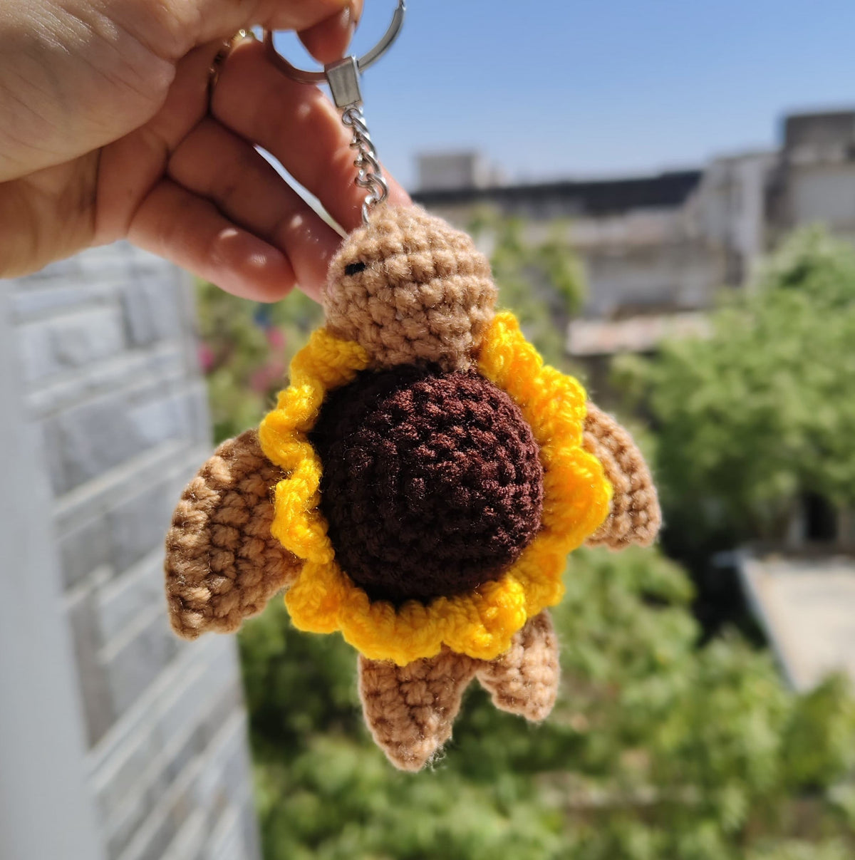 Cute Pocket Turtle Keychain