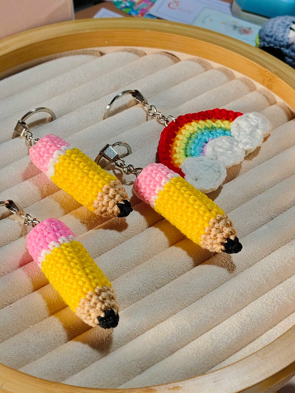 Rainbow keychain