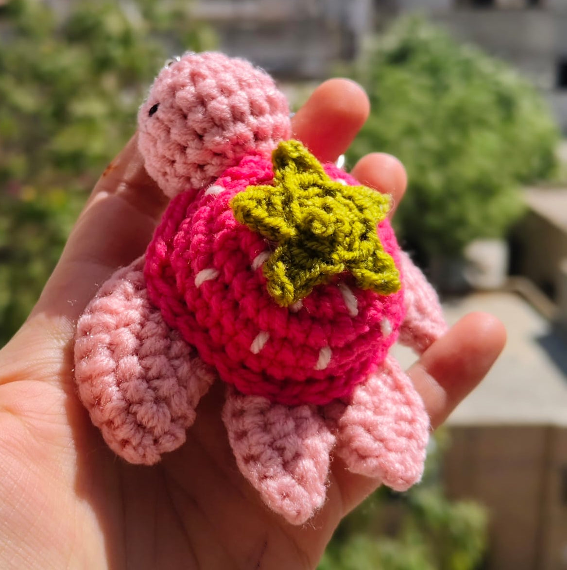 Cute Pocket Turtle Keychain