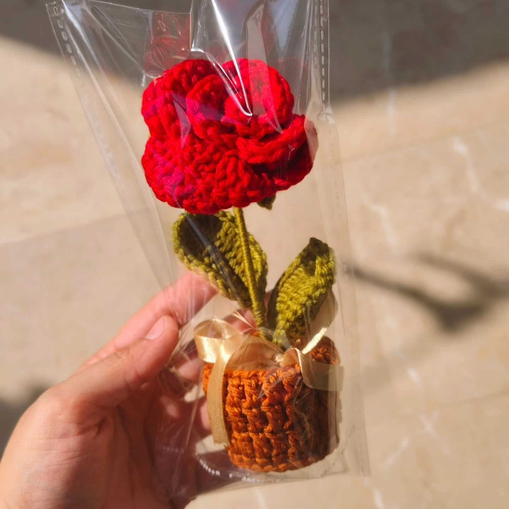 Red Rose pot | 5 inch