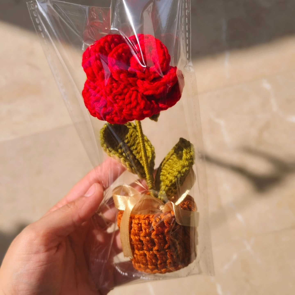 Red Rose pot | 5 inch