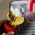 White Rose Pot (5 inches)